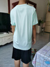 鸿星尔克（ERKE）童装男大小童运动套装儿童夏季五分裤短袖套装浅冰绿160 实拍图