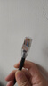 万级超六类非屏蔽网线【国标23AWG-0.57mm纯无氧铜芯】CAT6A万兆高速网线 工程家装网络箱线20米黑色 实拍图
