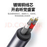 绿联3.5mm转双莲花头音频线一分二 红白2RCA连接线 手机电脑电视连接音响箱功放转换线3米10512 实拍图