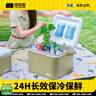 TANXIANZHE探险者保温箱冷藏箱户外露营大容量保鲜箱商用摆摊保冷箱车载冰桶 实拍图