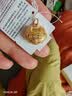 周六福黄金吊坠女款聪明伶俐儿童金锁 计价 吊坠-2.23g（不含链） 实拍图