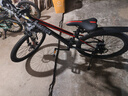 凤凰（Phoenix） 山地车美奈尔变速中小学生青少年脚踏车自行车骑行单车 24寸/镁合金/蓝图24速/亚黑色 实拍图