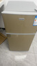 长城（GREAT WALL FRIDGE）家用迷你小冰箱小型冷冻冷藏保鲜宿舍出租房办公室节能省电双开门电冰箱 玫瑰金70L【一级能效 全国联保】 实拍图