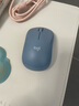 罗技（Logitech）M221 轻音鼠标 无线鼠标 办公鼠标 对称鼠标 带无线微型接收器 雾霭蓝 实拍图