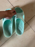 科柔科柔专利防滑拖鞋男女夏季室内宽松透气家居孕妇老人浴室防臭拖 薄荷曼波 39-40 (250mm) 实拍图