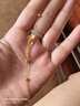 周六福（ZLF）  黄金手链女款手链心连心金手链婚嫁黄金饰品 计价 16+3cm尾链 - 2.98g 足金 实拍图
