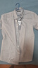 BLACKMONDAY高级感纯棉衬衫男士短袖夏季全棉百搭休闲法兰绒商务免烫衬衣 实拍图