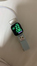 Apple/苹果 Watch Series 10 智能手表GPS款42毫米银色铝金属表壳丹宁色运动型表带S/M MX1J3CH/B 实拍图