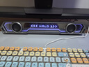 漫步者花再Halo PixelBar深渊字幕歌词音响电脑桌面音箱 自定义屏幕长条有线音箱蓝牙6.0RGB灯效 破界黑 实拍图