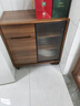 慕澜餐边柜一体靠墙实木框新中式茶水柜碗橱餐柜厨房储物备餐柜餐桌 1020A款80*40*88cm【包送装】 实拍图