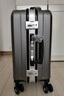 普森雅德国工艺20英寸行李箱登机拉杆箱十大品牌学生大容量旅行密码皮箱 深灰色【加厚铝框款+USB充电】 20英寸 【国际登机款，顺丰发货】 实拍图