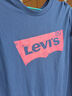 Levi's李维斯情侣美式宽松印花时尚简约舒适潮流纯棉圆领短袖T恤 藏青色 002A0-0002 2XL 实拍图