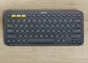 罗技（Logitech）时尚系列 K380 键盘 蓝牙办公键盘 无线键盘 女友 便携超薄键盘 笔记本键盘 黑灰色 实拍图