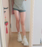 奥古狮登（Agsdon）老爹鞋女夏季学生百搭休闲鞋透气运动增高女鞋 P221069 白色 37 实拍图