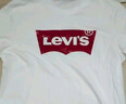 Levi's李维斯情侣美式宽松印花时尚简约舒适潮流纯棉圆领短袖T恤 藏青色 002A0-0002 L 实拍图