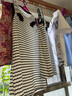 ASK JUNIOR儿童连衣裙小童波浪夏季撞色无袖背心裙女童裙子 黑白条纹 110 实拍图