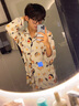 俞兆林情侣睡衣男士秋冬季蜡笔小新睡衣女棉长袖卡通家居服套装可外穿 实拍图