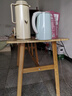桌布茶几布防水防油餐桌布 北欧风格纹免洗桌垫布茶几垫台布 灰色格格137*180cm 实拍图