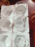 【京东物流】冰川纹玻璃杯时尚潮流ins风果汁杯酒杯水杯 冰川杯250ml4只 实拍图