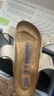 BIRKENSTOCK勃肯德国进口男女款牛皮绒面革软底Arizona双扣拖鞋 女款灰色951303 36 实拍图
