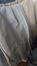 查尔斯桃心牛仔裤男女情侣同款爱心logo刺绣纯色简约基础款宽松潮流百搭长裤 实拍图