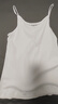 三枪女士吊带背心[7A原纱抗菌]纯棉罗纹打底衫百搭无袖透气弹力2件装 实拍图
