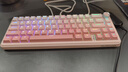 达尔优（dareu）拼色系列CB-L803电竞游戏防水鼠标垫大号加厚锁边办公键盘电脑书桌垫灰粉800*300*4mm 实拍图