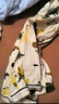 俞兆林（YUZHAOLIN）儿童睡衣秋季儿童家居服翻领开衫纯棉空调服 黄色恐龙 110  晒单实拍图