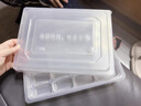 一次性饺子盒透明分格馄饨托盘水饺外卖打包盒餐盒冷冻饺子盒商用 20格透明饺子盒+加厚盖【5套】 实拍图
