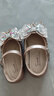 斯纳菲春季皮鞋女童公主鞋中大童格利特水晶鞋舒适儿童表演鞋玫瑰金28 实拍图