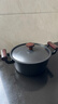 英司盾日本品牌超轻铁锅炒锅不粘锅无涂层少油烟家用炒菜锅燃气灶通用锅 平底带盖 30cm 实拍图