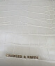 CHARLES&KEITH鳄鱼纹凯莉包手提斜挎婚包包女包生日礼物CK2-50270880-1 Ivory象牙色 S 实拍图