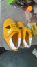 月星童鞋 日本进口学步鞋凉鞋 女童夏季镂空网面透气机能鞋男童关键鞋 黄色 21.5 (内长13.5cm适合脚长13cm) 实拍图