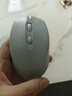 霄朔 无线鼠标 轻音蓝牙鼠标 双模适用苹果Mac华为Matebook笔记本电脑iPad平板 商务办公家用便携鼠标 浅蓝色【双模蓝牙充电版】 实拍图