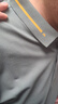 吉普（JEEP）短袖T恤男夏季Polo商务休闲衫男士宽松凉感衣服男装 灰绿  2XL 实拍图