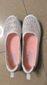 斯凯奇（Skechers）单鞋女鞋夏季透气舒适一脚蹬平底浅口轻便休闲鞋工作鞋100686 实拍图