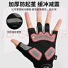 李宁（LI-NING）健身手套男运动骑行半指单杠防滑防茧引体向上登山撸铁器械训练 实拍图
