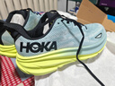 HOKA ONE ONE男款夏季克利夫顿 9跑步鞋CLIFTON 9轻量透气缓震 晶石蓝/灰蓝色 42.5 实拍图