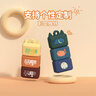U&H 叠叠猫u盘双接口创意卡通办公优盘高颜值车载个性定制礼物迷你手机电脑两用男女学生可爱U盘好看 渐变红【配TypeC转接头】 64GB 实拍图