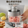 小熊（Bear）绞肉机家用 绞馅机碎肉机电动多功能料理搅拌机 肉馅蒜蓉机 可调粗细搅肉机2L悬浮双刀QSJ-F03X2 实拍图