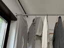 访客晾衣杆伸缩免打孔阳台窗帘杆支撑衣柜挂晒衣杆晾衣架 圆1.1~2米 实拍图