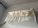 京寻蕾丝挂机空调罩全包裹开机不取空调防尘 简约孔雀(1P-1.5P) 实拍图