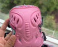 统步轮滑护具套装儿童溜冰鞋滑板平衡滑步车自行车加厚防摔护具粉色 实拍图