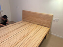 品族北欧白蜡木实木床简约主卧双人床储物家具JX-606 1.8*2.0米箱框床 实拍图