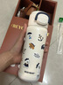 杯具熊（BEDDYBEAR）双饮保温杯男女学生大容量便携伴手礼成人水杯316不锈钢吸管杯子 盛开-海洋狗狗（带杯套）550ml 实拍图