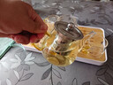 瓷牌茗茶具（cipaiming teaset） 透明玻璃茶具整套套装家用功夫茶壶茶杯会客泡茶器 金把八骏6金把杯+金公杯+小长方 实拍图