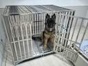 金百特 【不锈钢狗笼子】 金毛狗笼子中大型犬狗笼子宠物狗狗笼子狗屋高档狗别墅 长126*90*110CM-配6轮 实拍图