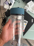 富光 男女士双层玻璃杯 高硼硅泡茶杯 茶水分离水杯带茶隔杯子500ml 实拍图