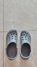 卡骆驰crocs洞洞鞋贝雅卡骆班轻便耐磨一脚蹬休闲鞋|205089 石板灰/青柠绿-0GX 40 (250mm) 实拍图