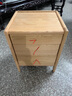 原始原素实木床头柜现代简约极窄床边柜橡木收纳柜三抽0.38米L7022 实拍图